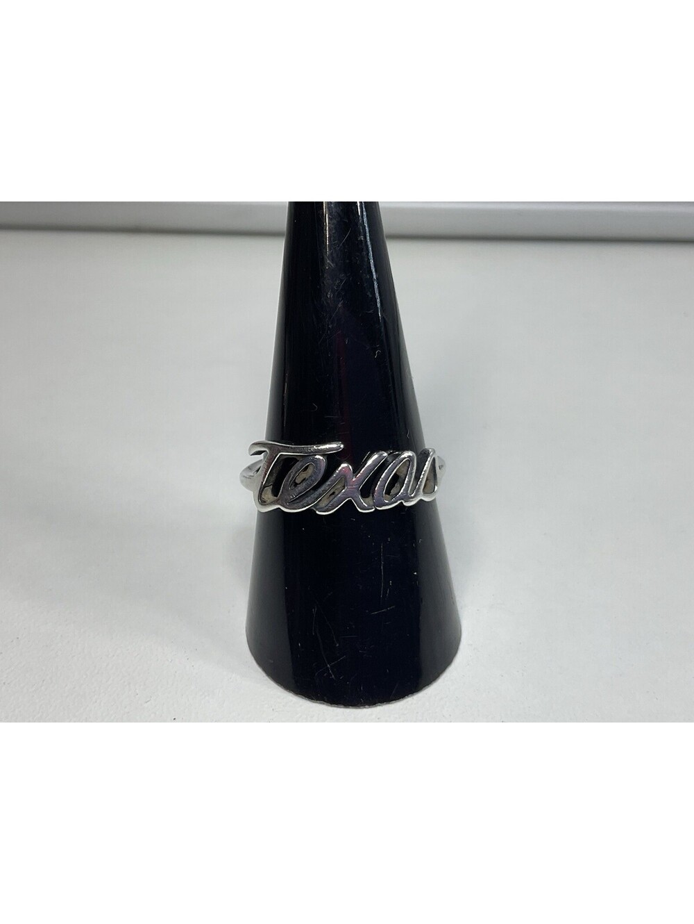 James Avery Texas Script Ring Sz 8.5 Retired
